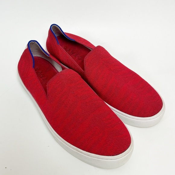 Rothy’s Retired Red Tiger Slip On Sneakers Women’s Size 9